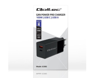 Qoltec Ładowarka GaN POWER PRO usb-c PD usb 100W - 1213310 - zdjęcie 2
